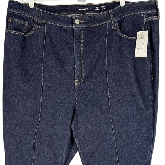Old Navy Women's High-Rise Flare Leg Stretch Blue Denim Jeans Plus Size 24 NWT - Picture 3 of 10